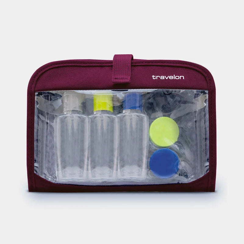 Travelon Wet/Dry 1 Quart Bag with Bottles and Jars