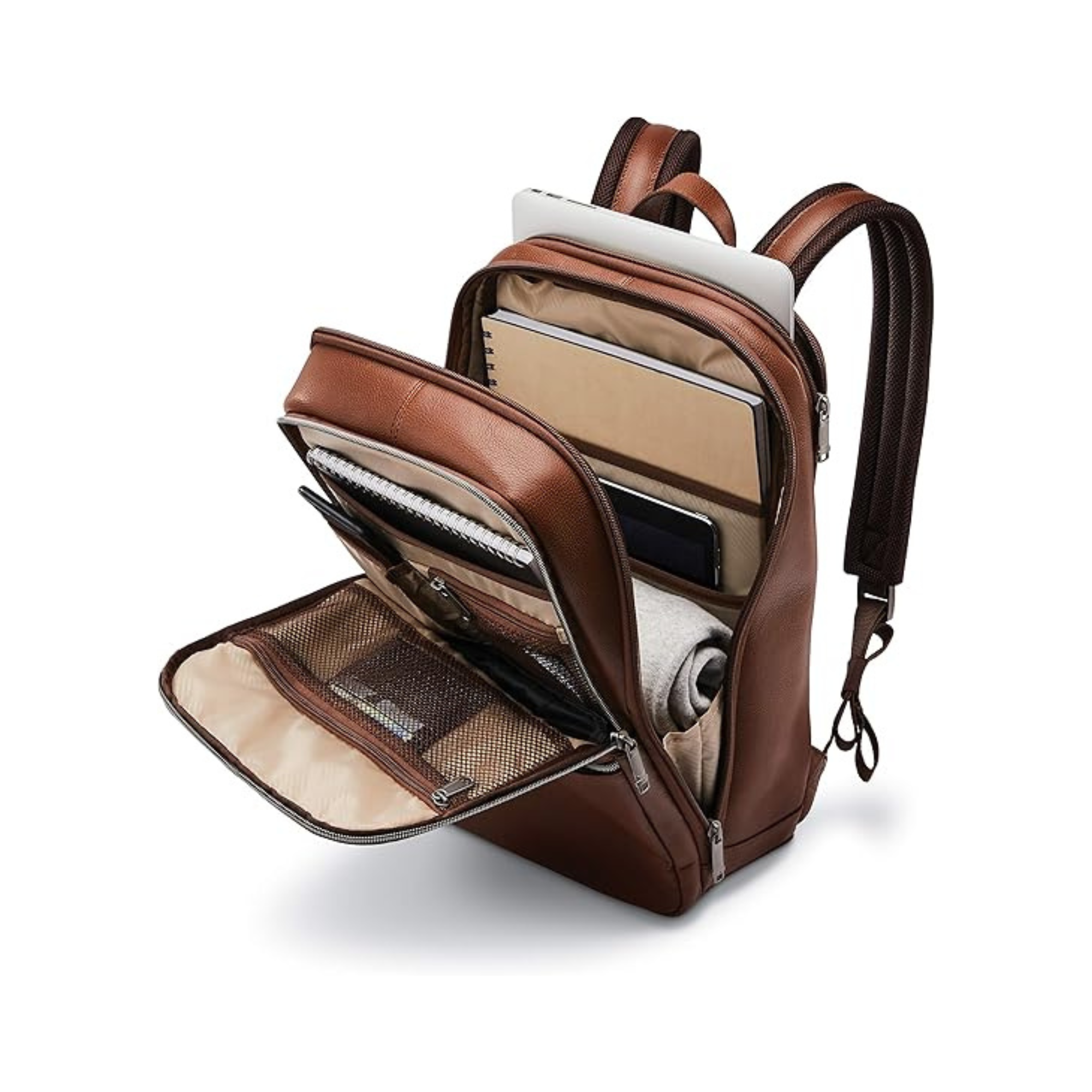 Sac à dos Samsonite Classic en cuir fin