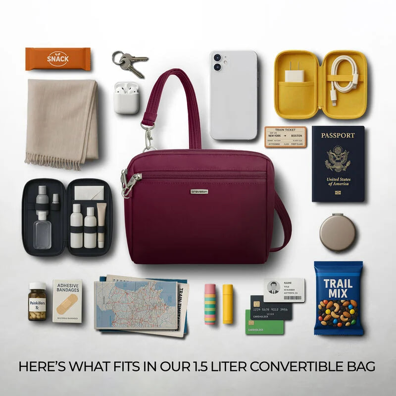 SAC BANDOULIÈRE ANTIVOL TRAVELON CLASSIQUE 45