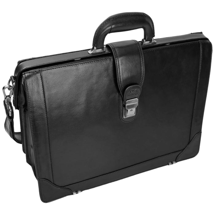 Mancini Buffalo Luxurious Laptop Litigator Briefcase - Pelle D'Oro Collection (1960's Edition) 10