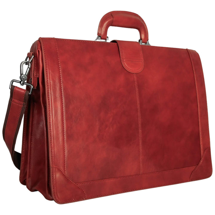 Mancini Buffalo Luxurious Laptop Litigator Briefcase - Pelle D'Oro Collection (1960's Edition) 3