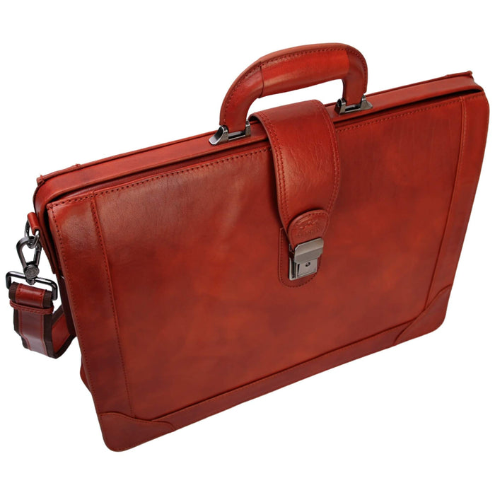 Mancini Buffalo Luxurious Laptop Litigator Briefcase - Pelle D'Oro Collection (1960's Edition) 5