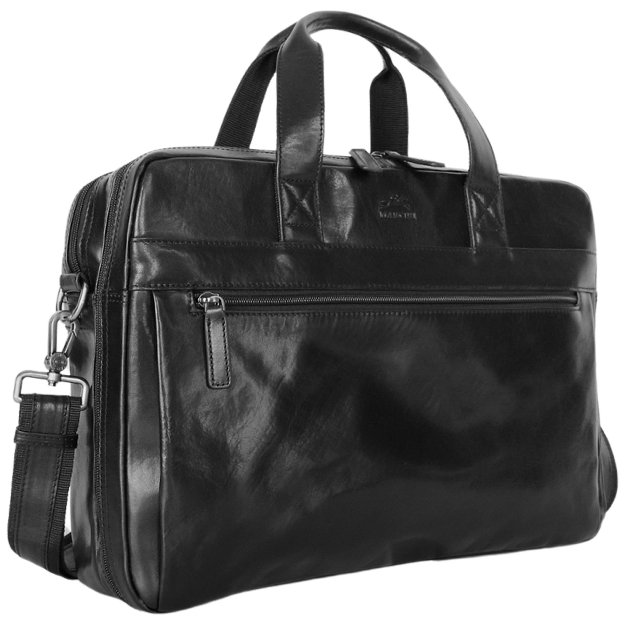 Mancini Buffalo Double Compartment Briefcase - Pelle D'Oro Collection (1980's Edition) 9