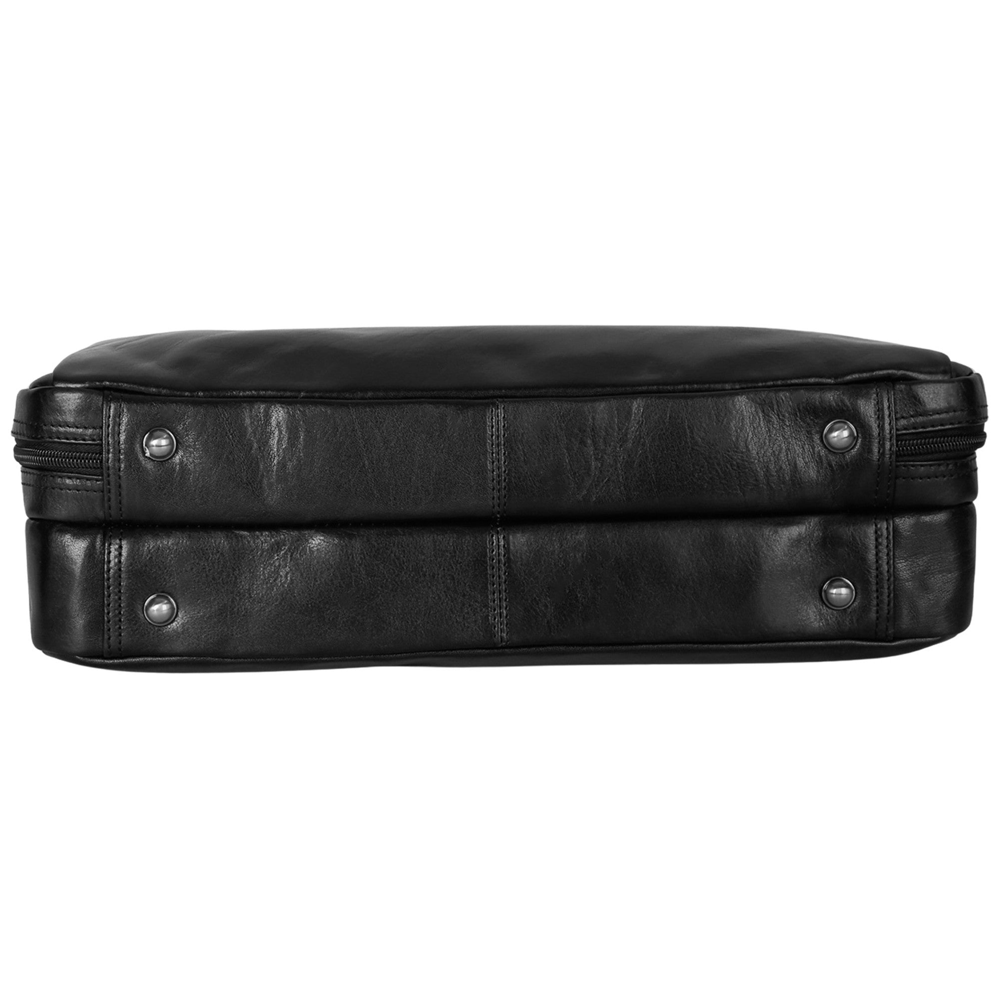Mancini Buffalo Double Compartment Briefcase - Pelle D'Oro Collection (1980's Edition) 12