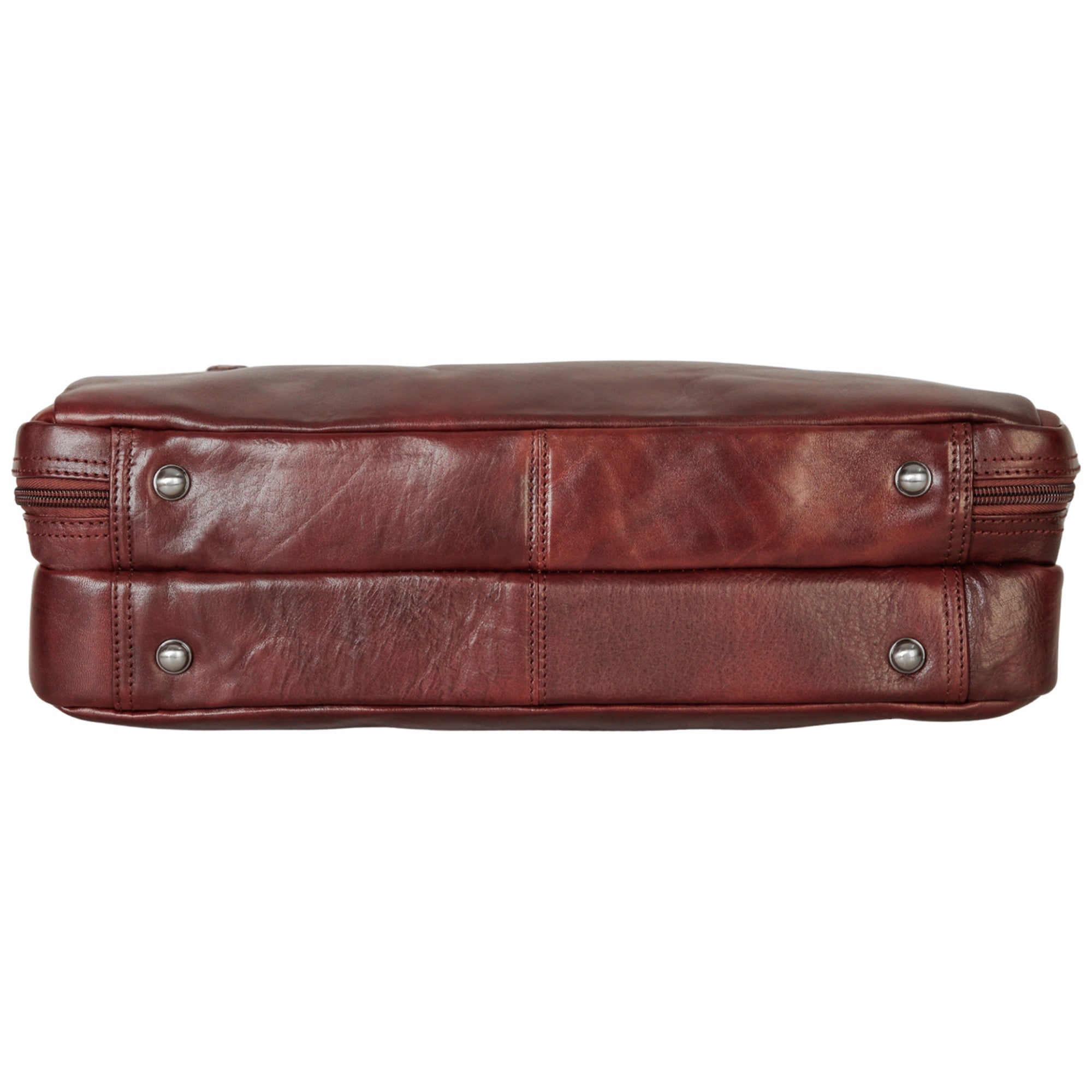 Mancini Buffalo Double Compartment Briefcase - Pelle D'Oro Collection (1980's Edition) 19