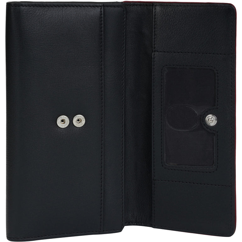 Mancini Leather Medium Clutch Wallet Sonoma Collection 5