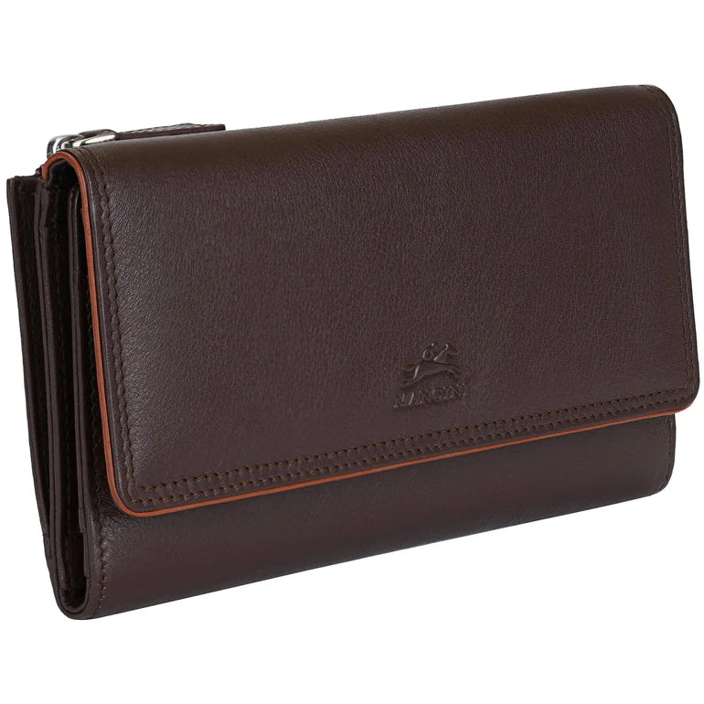 Mancini Leather Medium Clutch Wallet Sonoma Collection 10