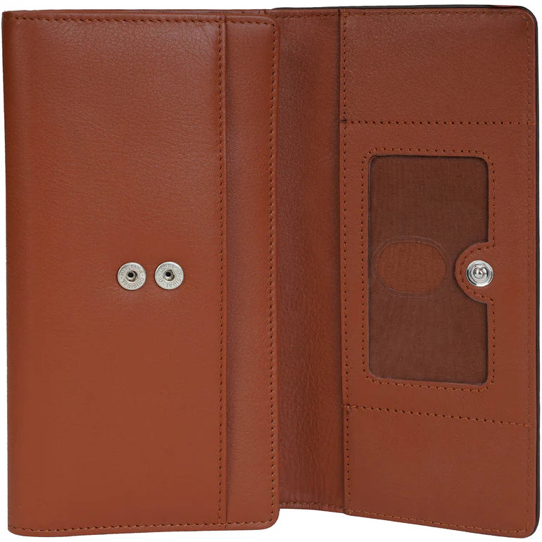 Mancini Leather Medium Clutch Wallet Sonoma Collection 28