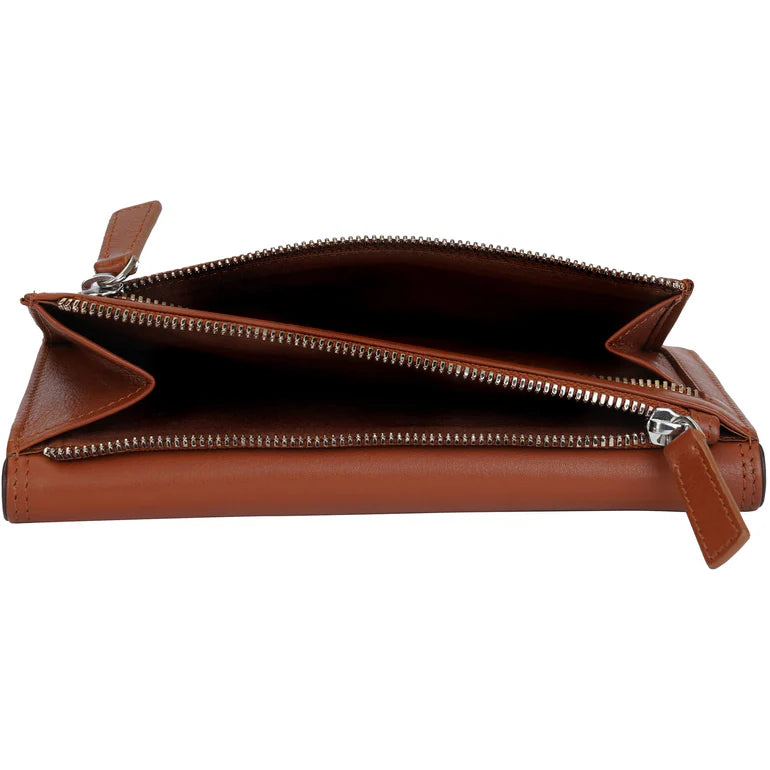Mancini Leather Medium Clutch Wallet Sonoma Collection 30