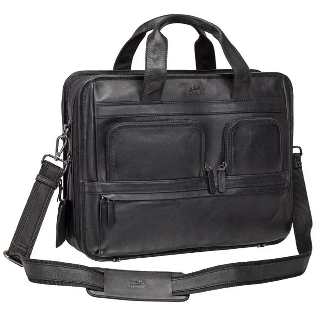 Mancini Buffalo Double Compartment Briefcase (Milan Edition) 8