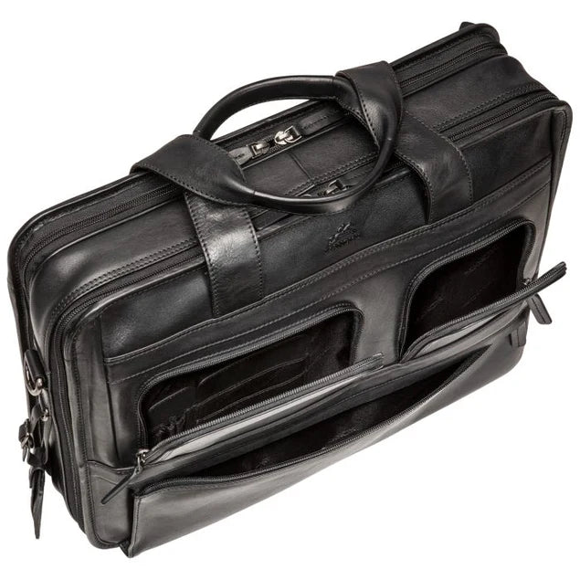 Mancini Buffalo Double Compartment Briefcase (Milan Edition) 9