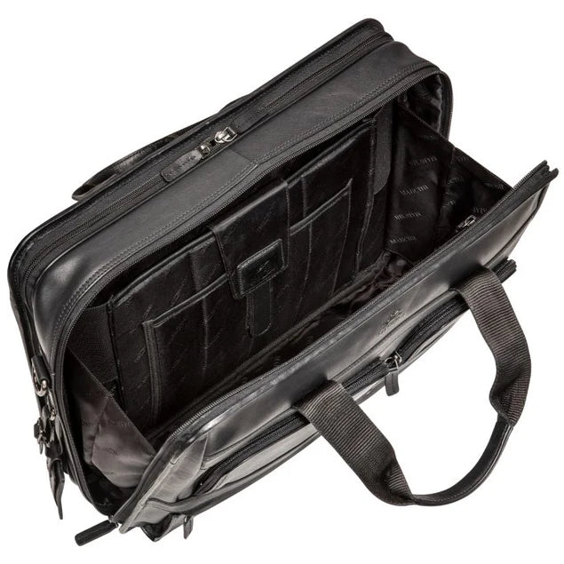 Mancini Buffalo Double Compartment Briefcase (Milan Edition) 10