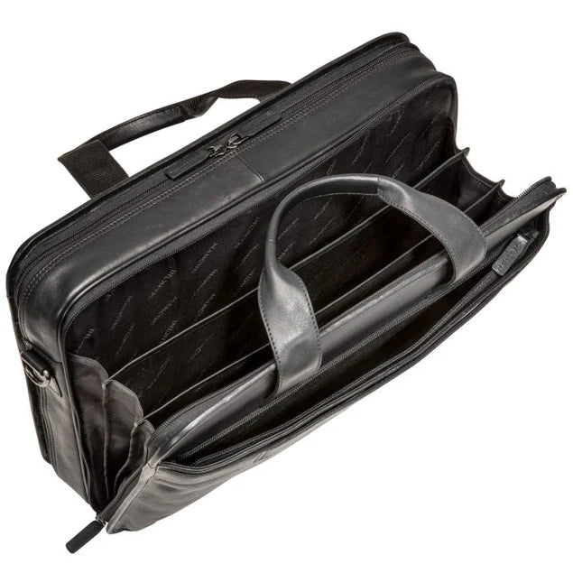 Mancini Buffalo Double Compartment Briefcase (Milan Edition) 11