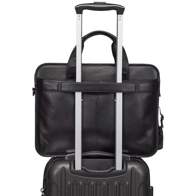 Mancini Buffalo Double Compartment Briefcase (Milan Edition) 12