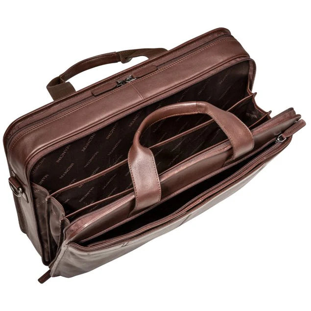 Mancini Buffalo Double Compartment Briefcase (Milan Edition) 4