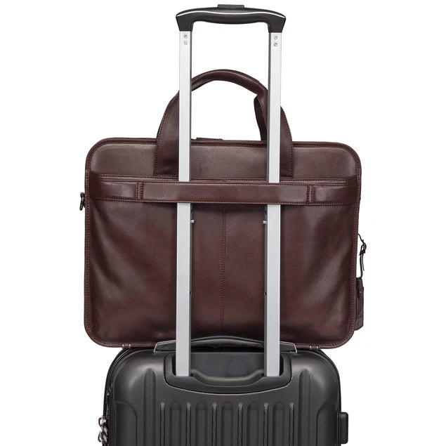 Mancini Buffalo Double Compartment Briefcase (Milan Edition) 6