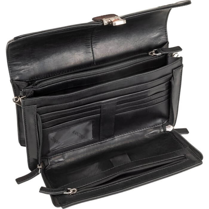 Mancini Buffalo Unisex Bag With Front Organiser 4