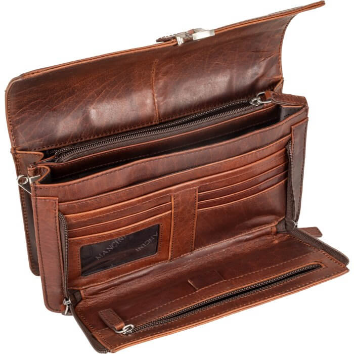 Mancini Buffalo Unisex Bag With Front Organiser 9