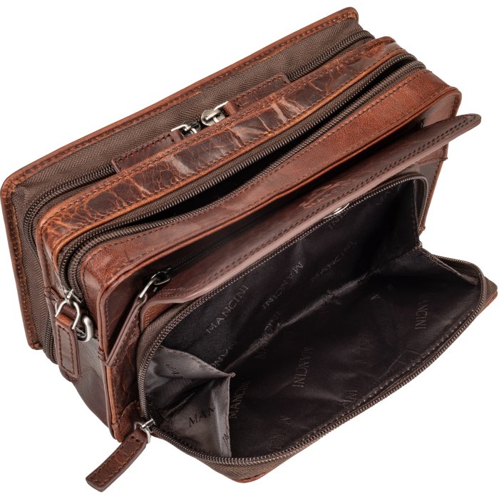 Mancini Buffalo Unisex Bag With Organiser 4