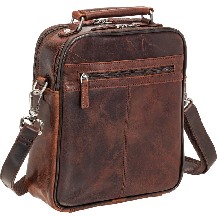 Mancini Buffalo Double Compartment Unisex Bag 8