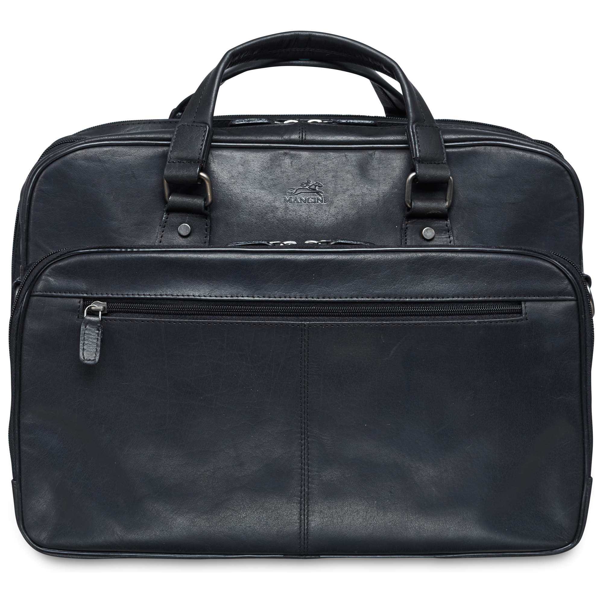 Mancini Buffalo Expandable Double Compartment Briefcase 5