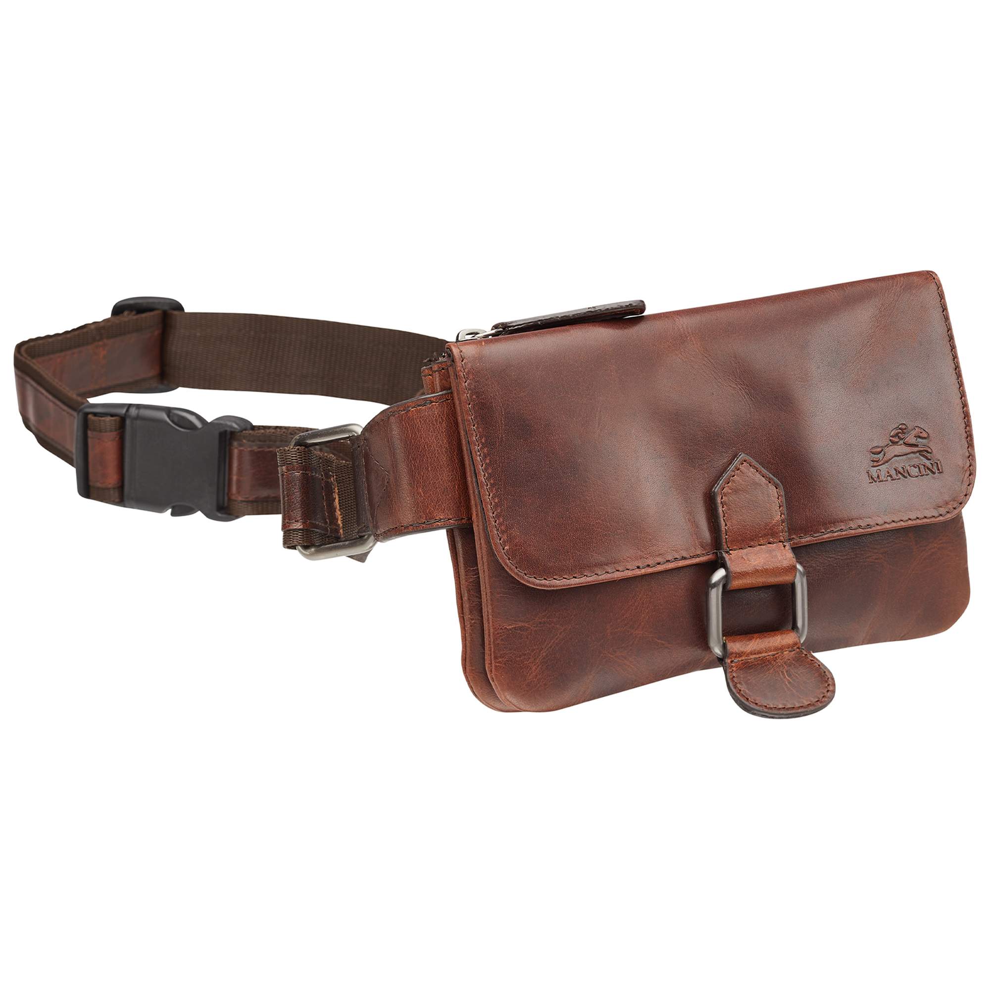 Mancini Buffalo Slim Waist Bag 6