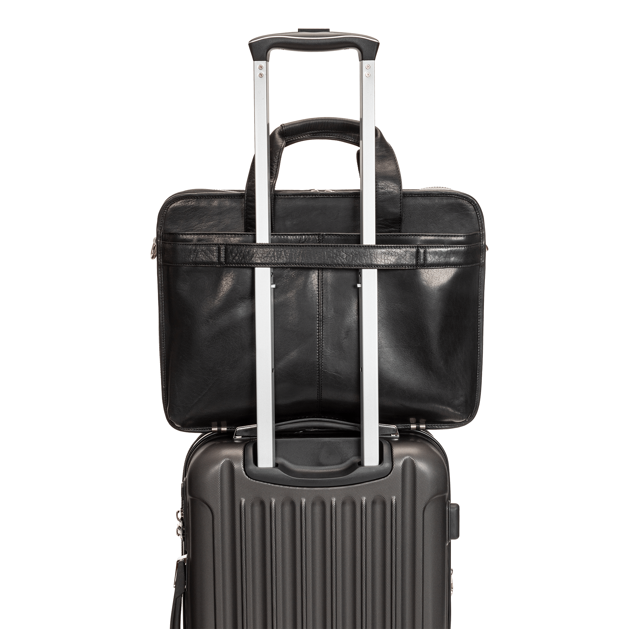 Mancini Buffalo Double Compartment Briefcase (2000's Edition) 6