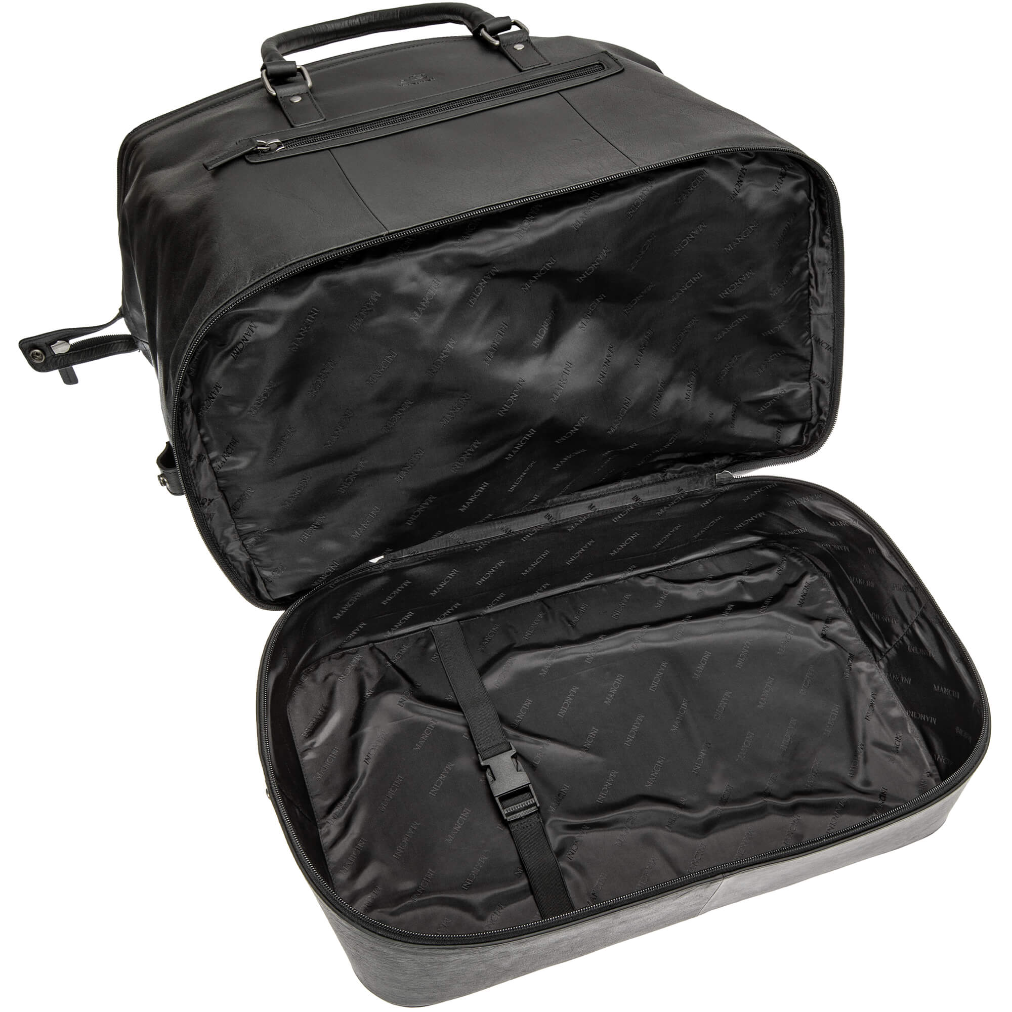 Mancini Buffalo Double Compartment Duffle Bag 5