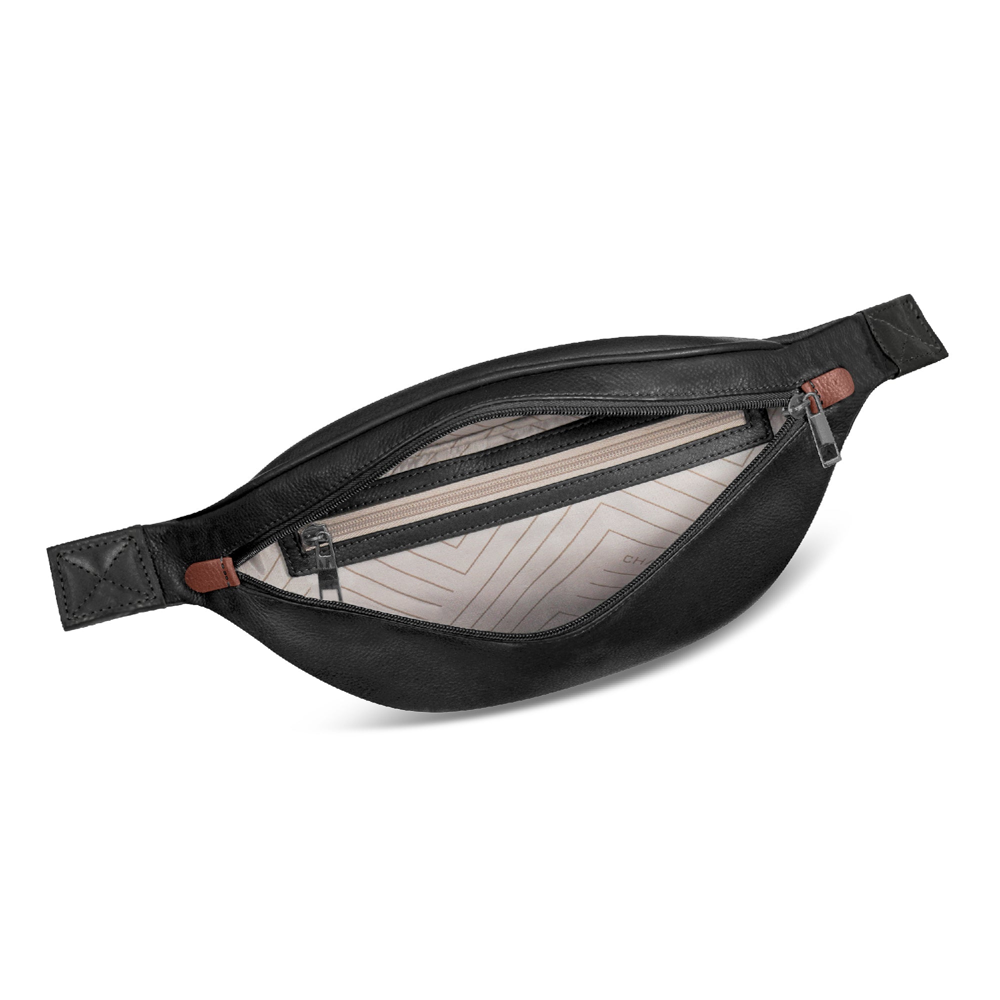 Onyx / Leather Waist-Pack 5