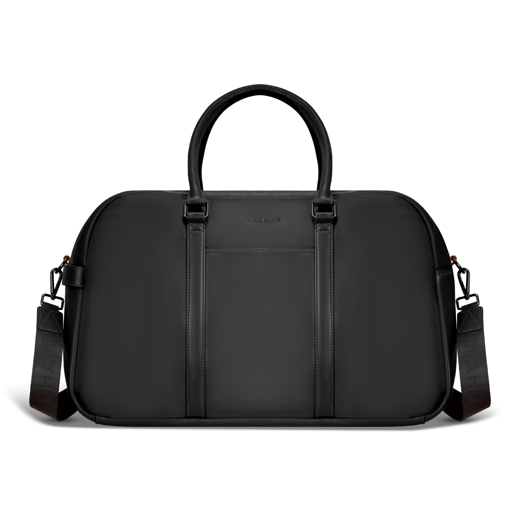 Onyx / Leather Duffle Bag