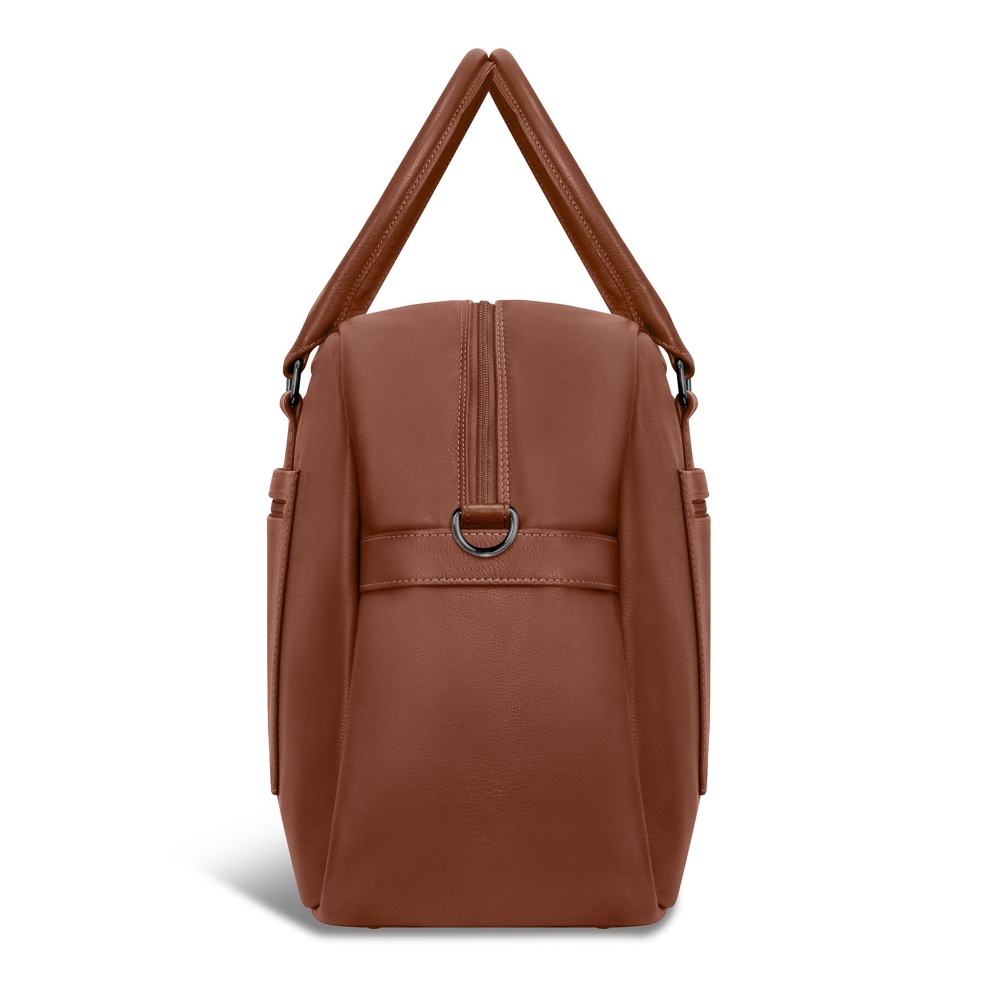 Onyx / Leather Duffle Bag 15