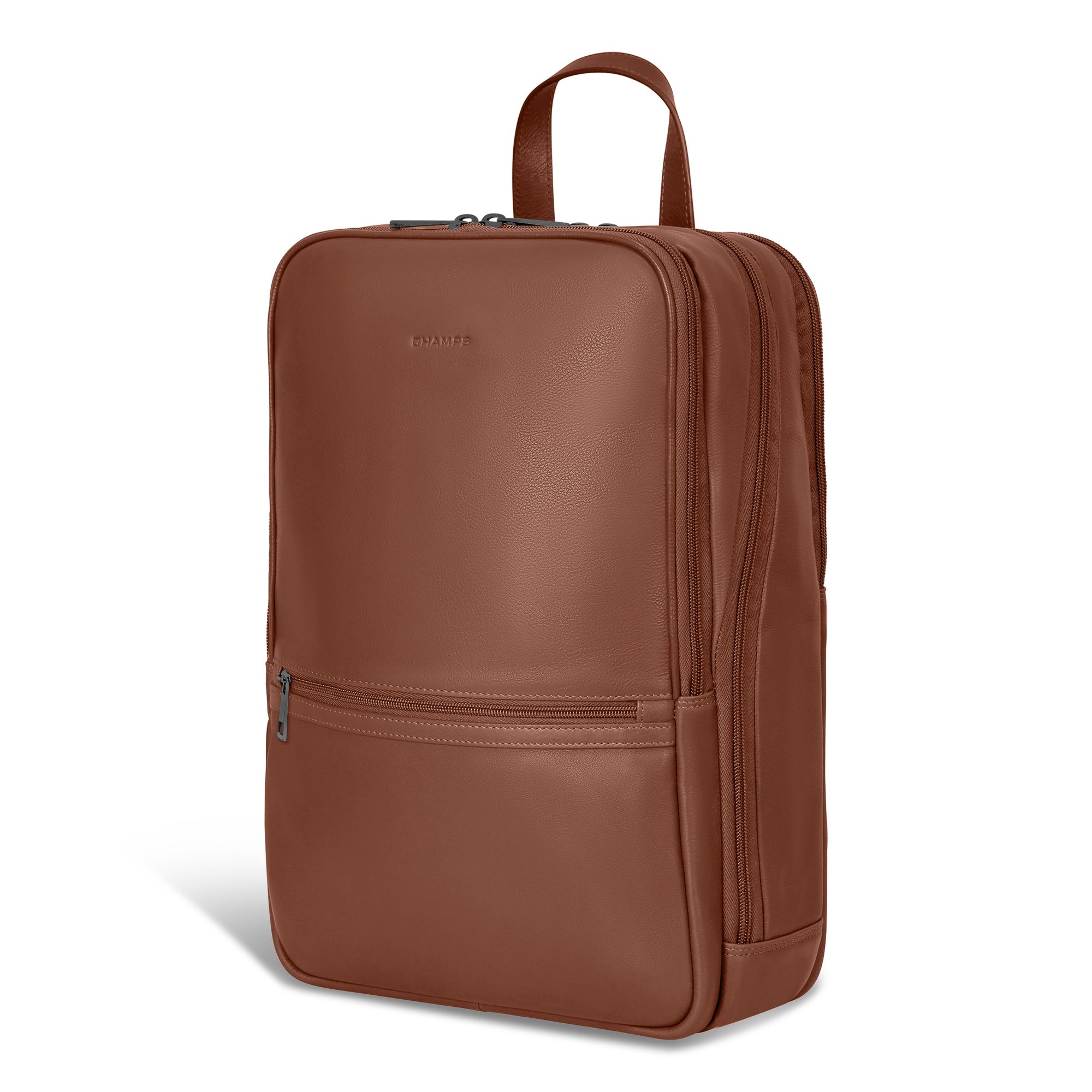 Onyx / Leather Classic Backpack 12