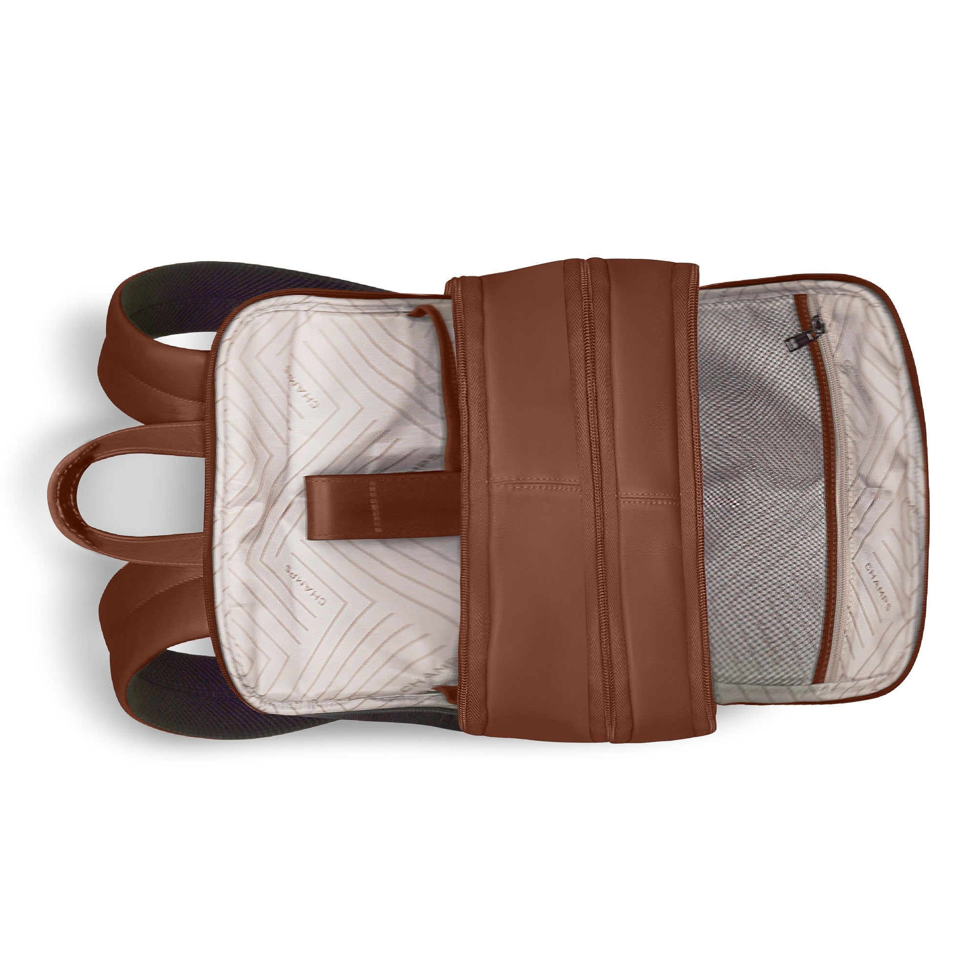 Onyx / Leather Classic Backpack 16