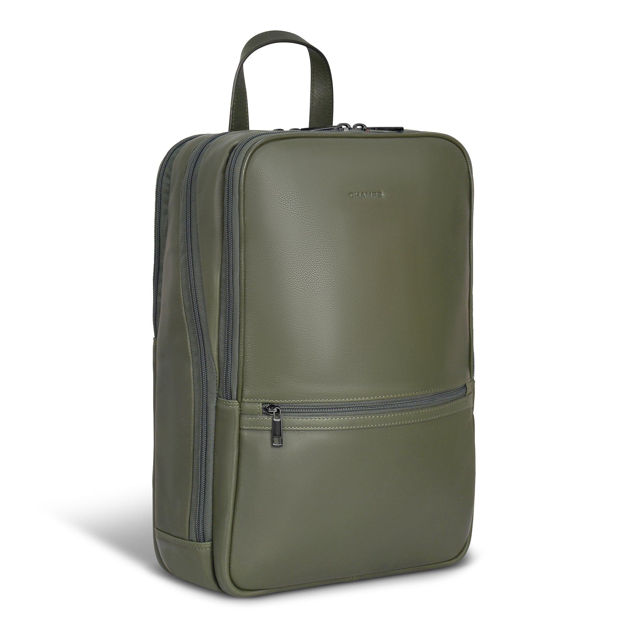 Onyx / Leather Classic Backpack 20