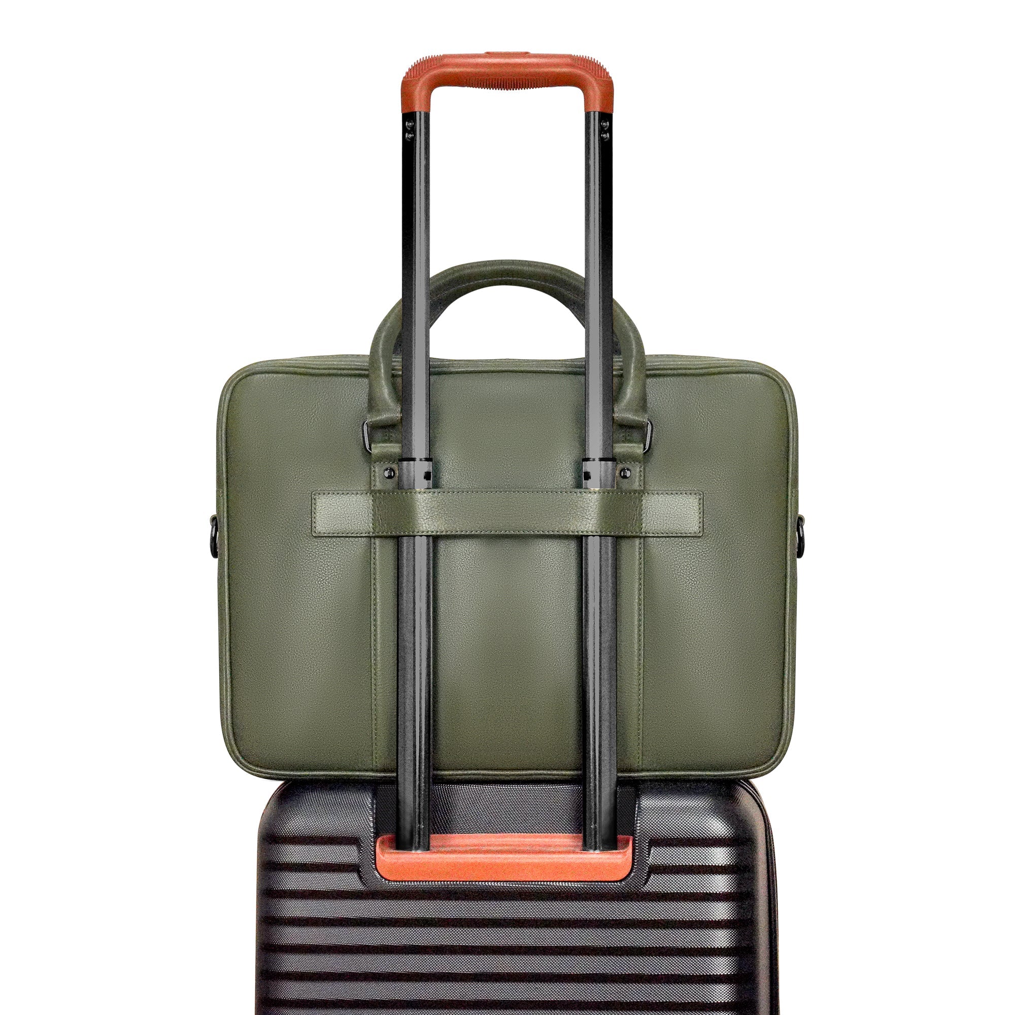 Onyx / Slim Leather Briefcase 23