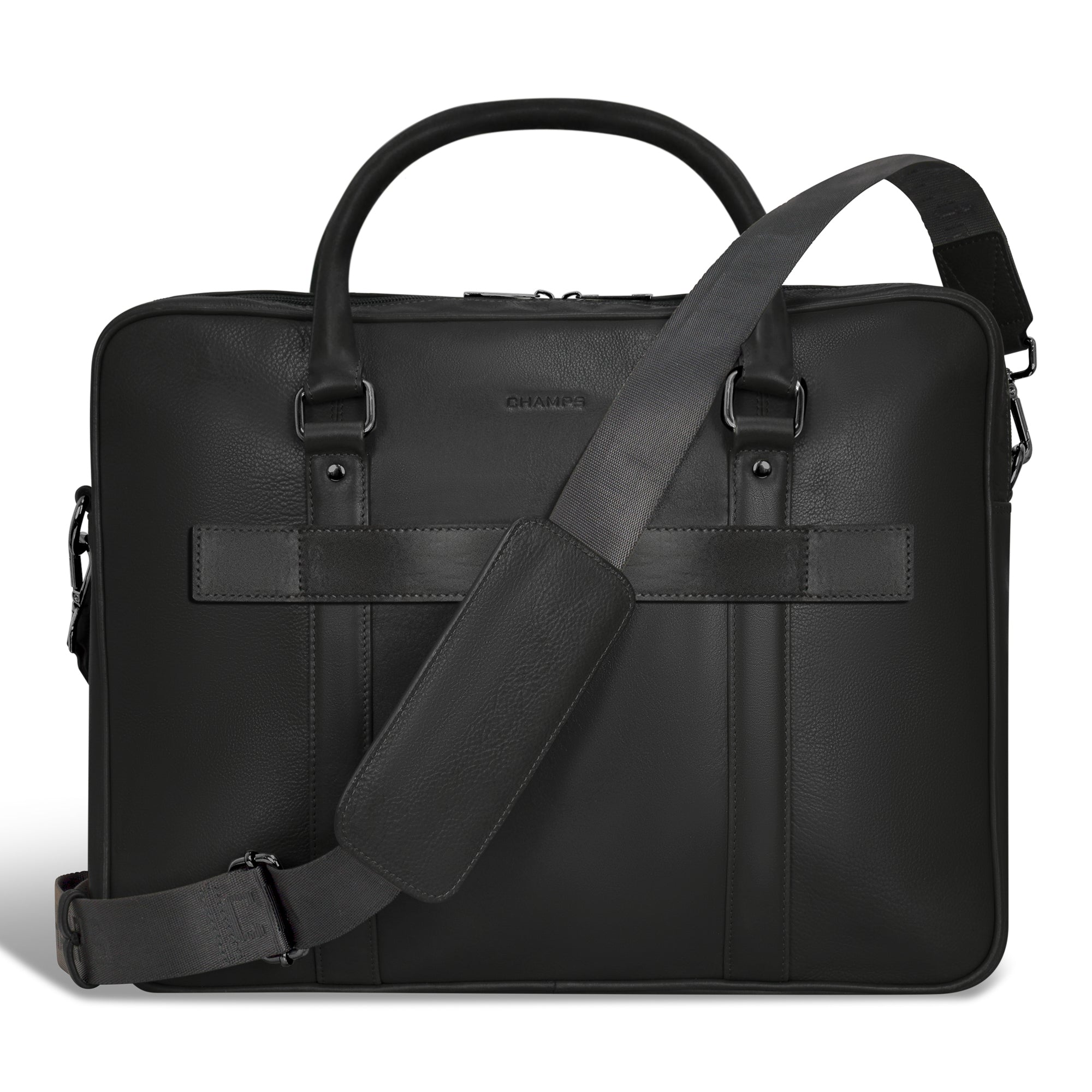 Onyx / Leather Briefcase 4