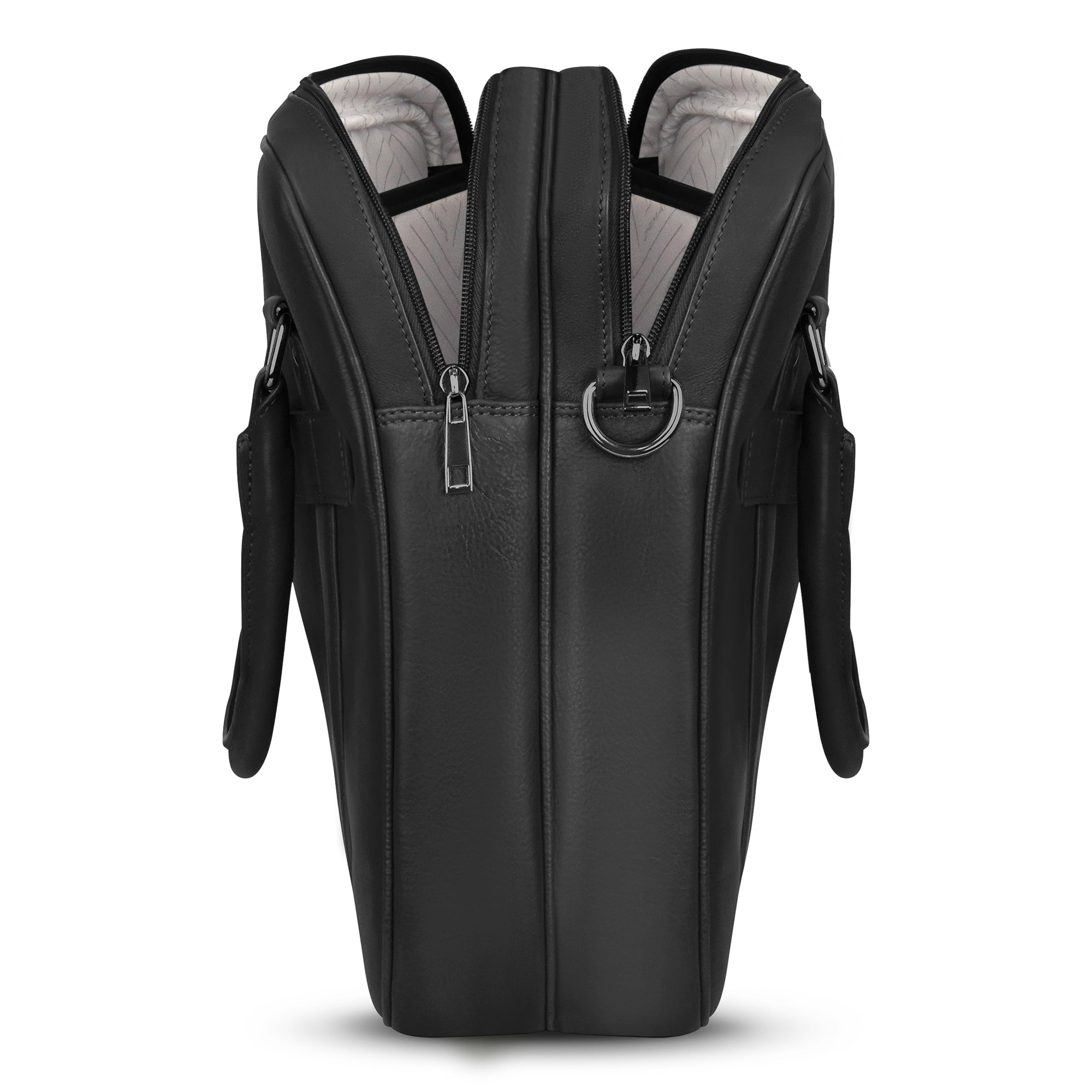 Onyx / Leather Briefcase 8