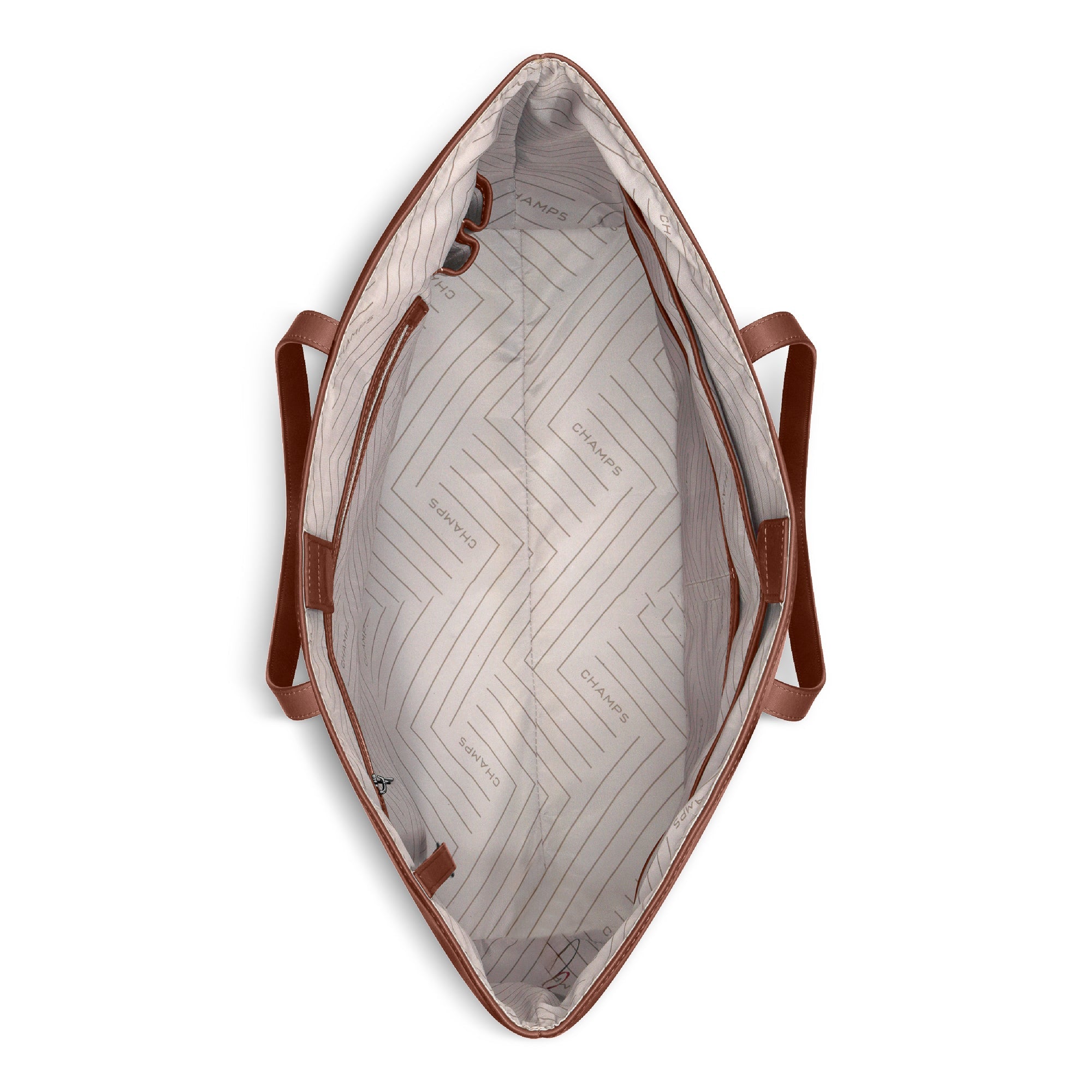 Onyx / Leather Open Tote 10