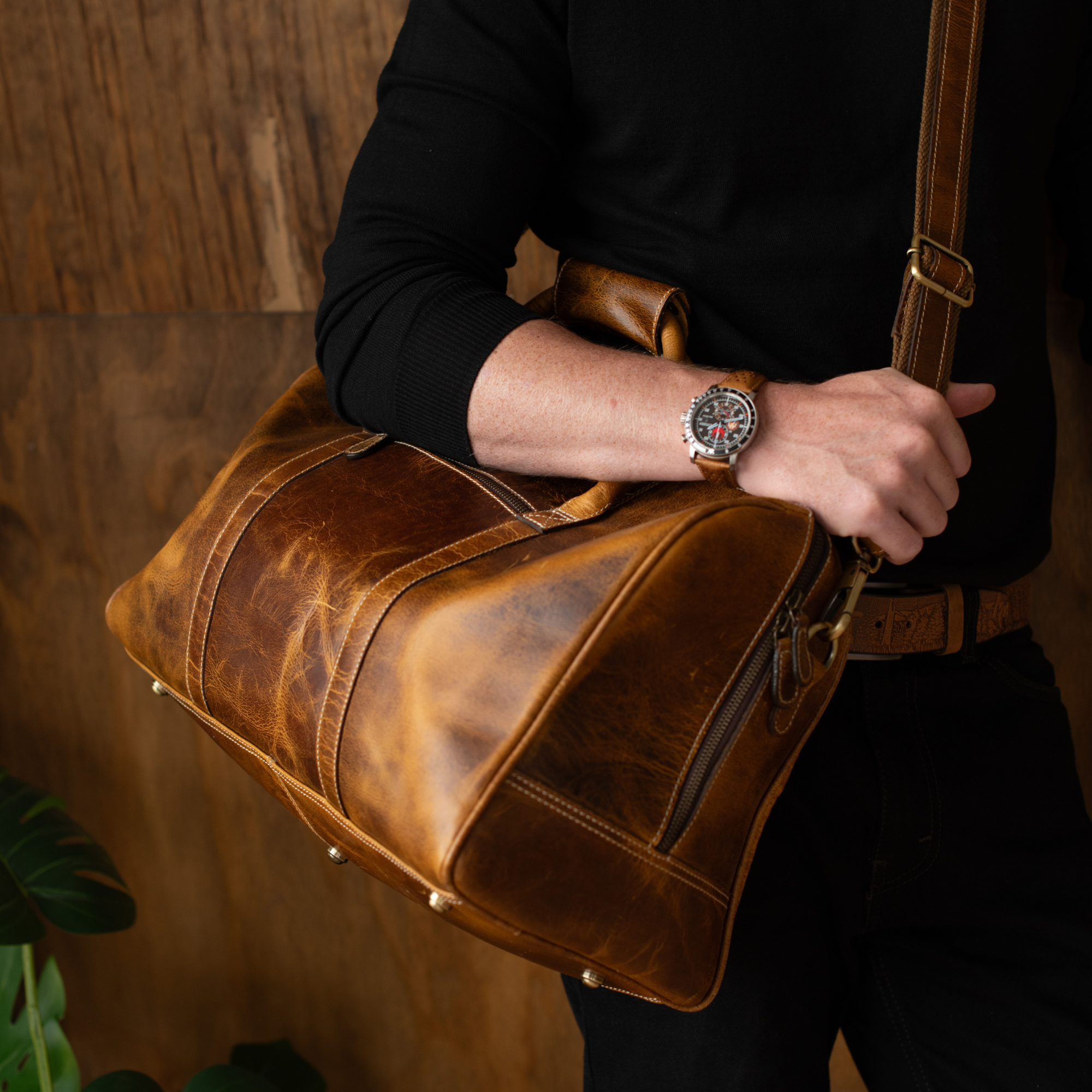 NAB Leather - The Wayfarer Bag - Cognac