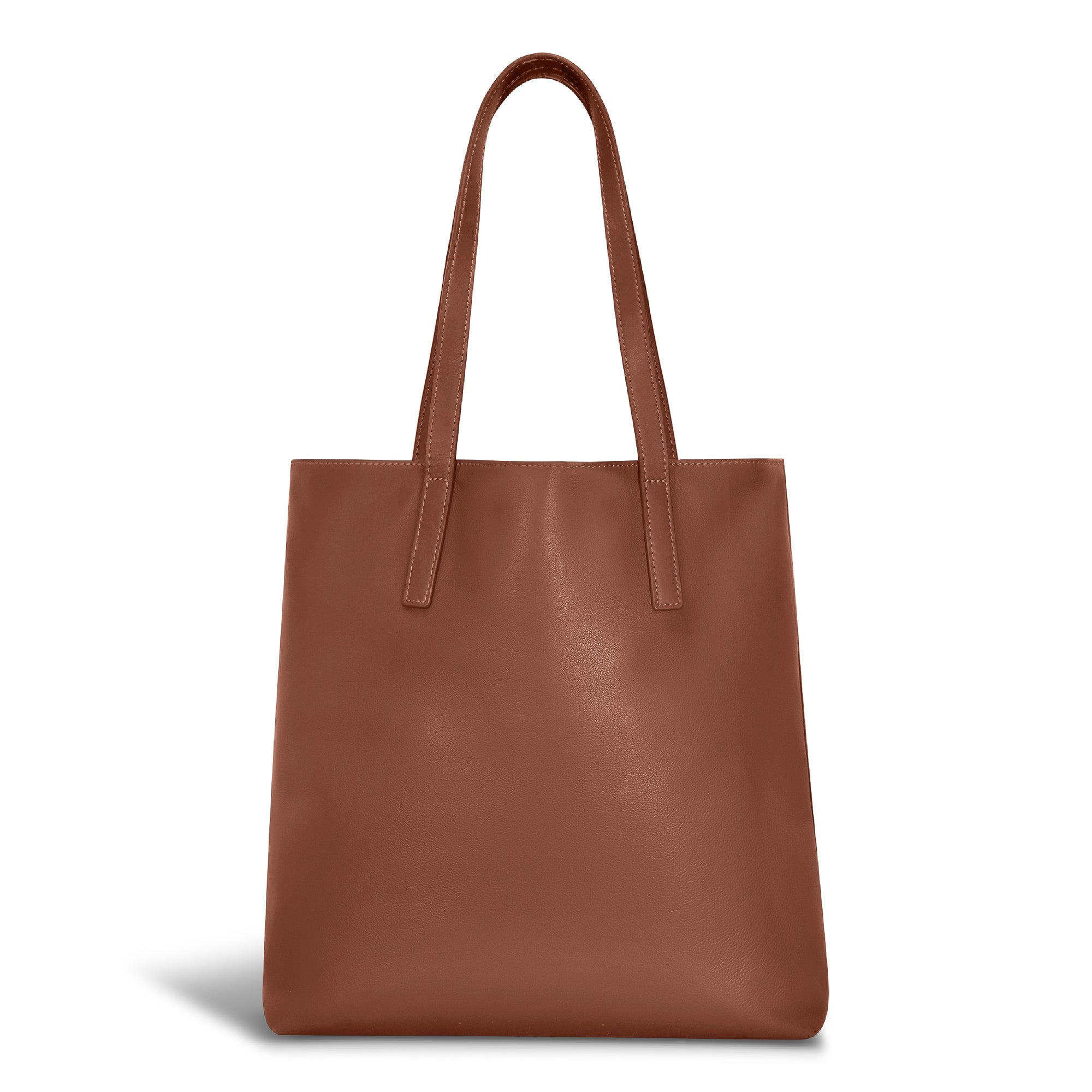 Onyx / Leather Vertical Tote 6