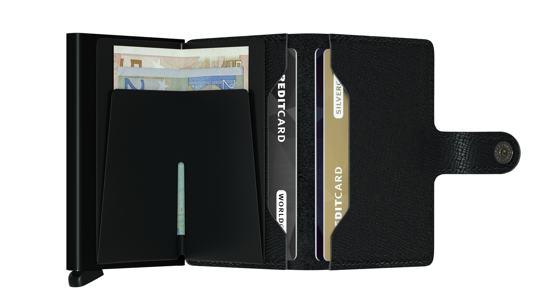 Secrid Miniwallet Crisple - Black 3