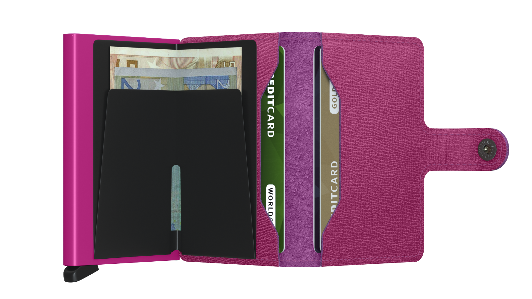 Secrid Miniwallet Crisple - Fuchsia 4
