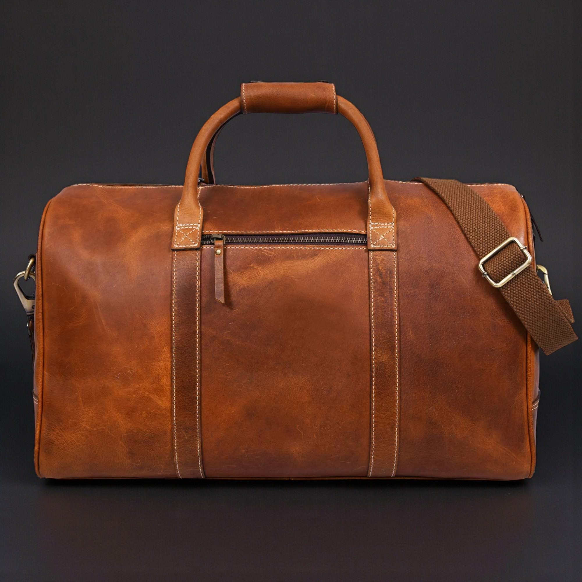 NAB Leather - The Wayfarer Bag - Cognac 5