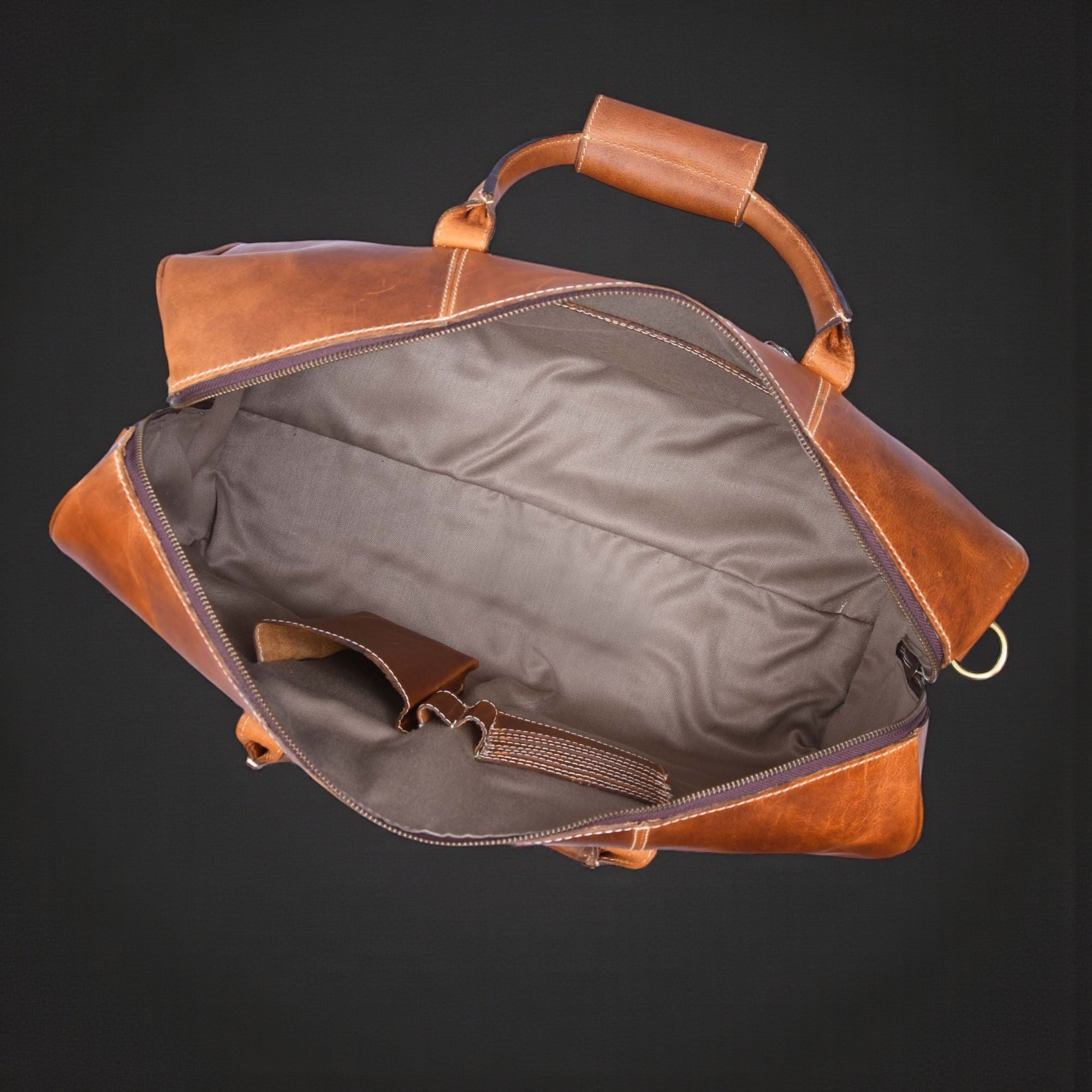 NAB Leather - The Wayfarer Bag - Cognac 9
