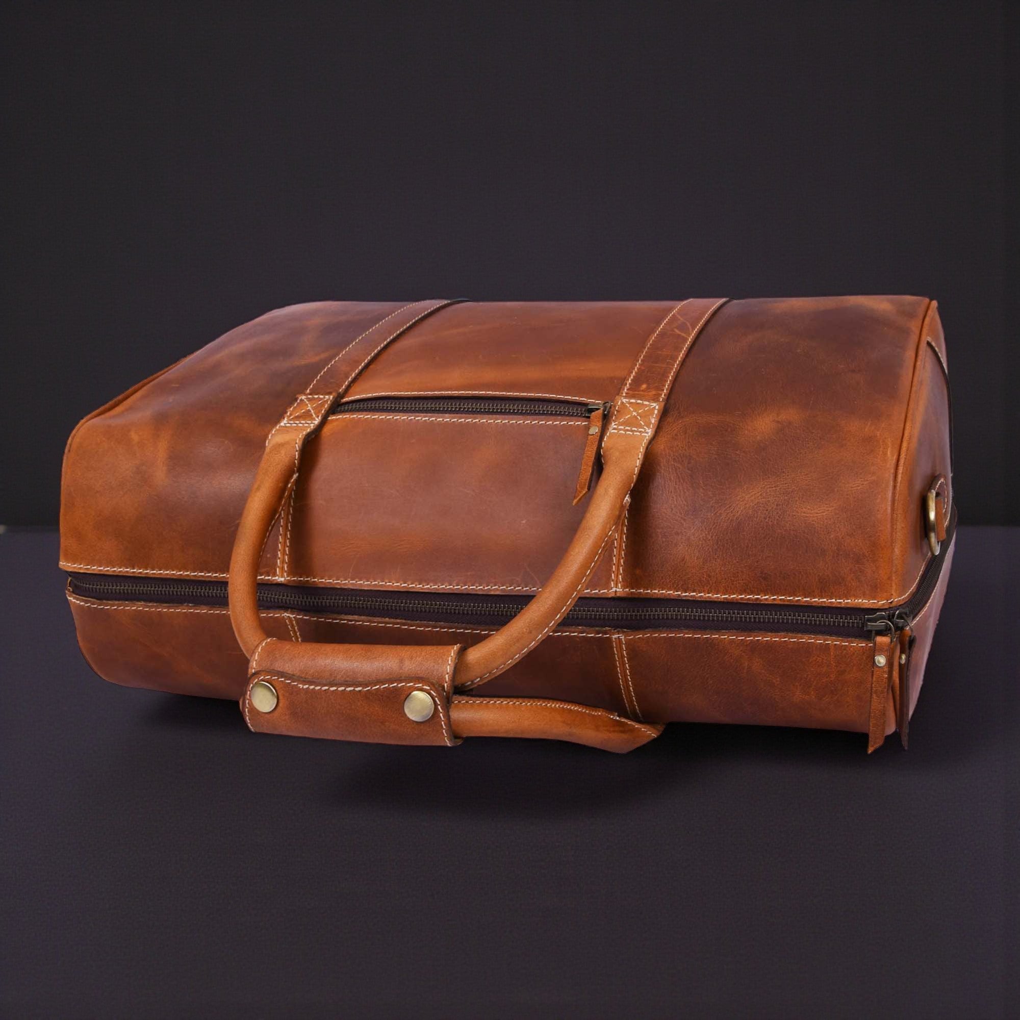 NAB Leather - The Wayfarer Bag - Cognac 10