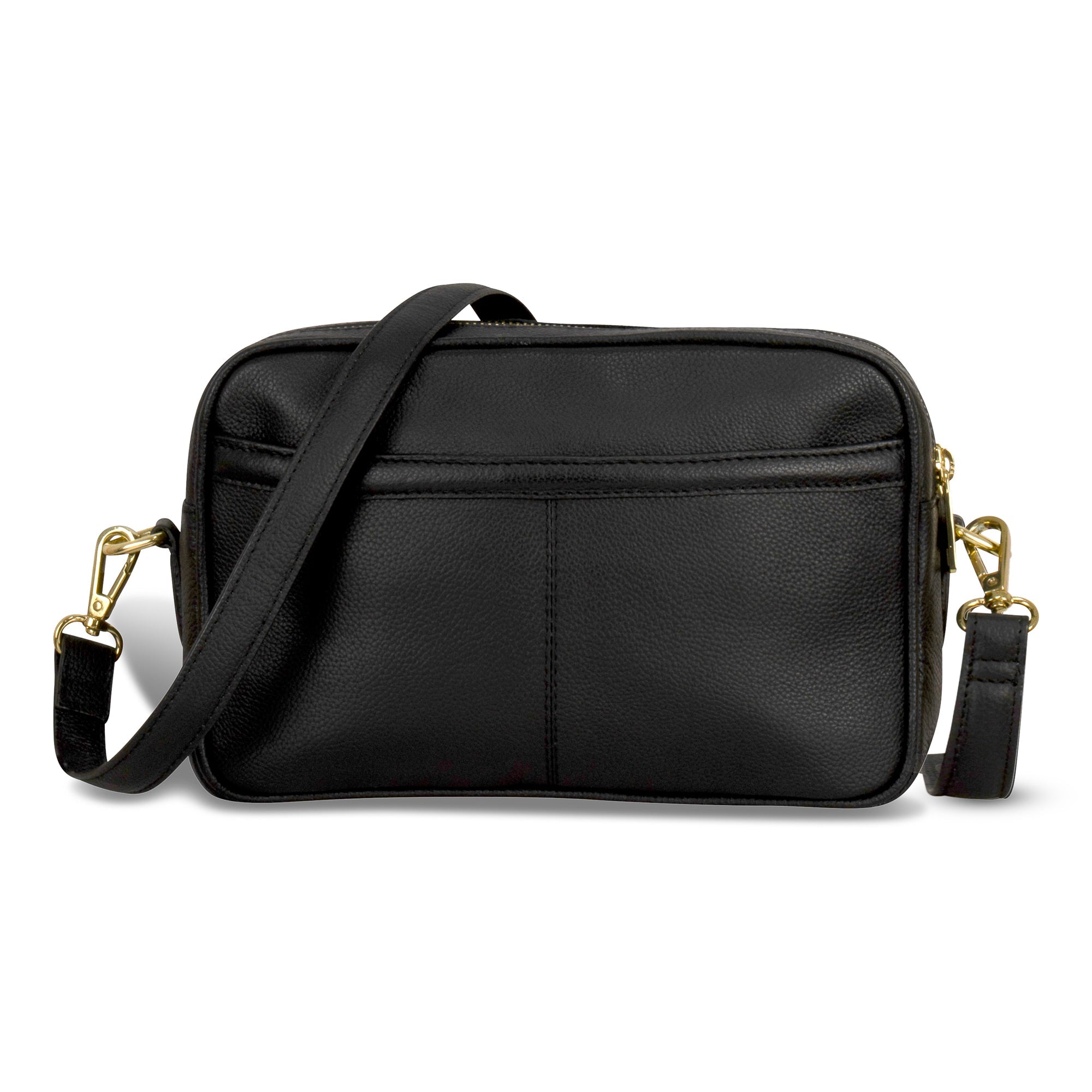 Gala / Leather Double-Zip Shoulder Bag 6