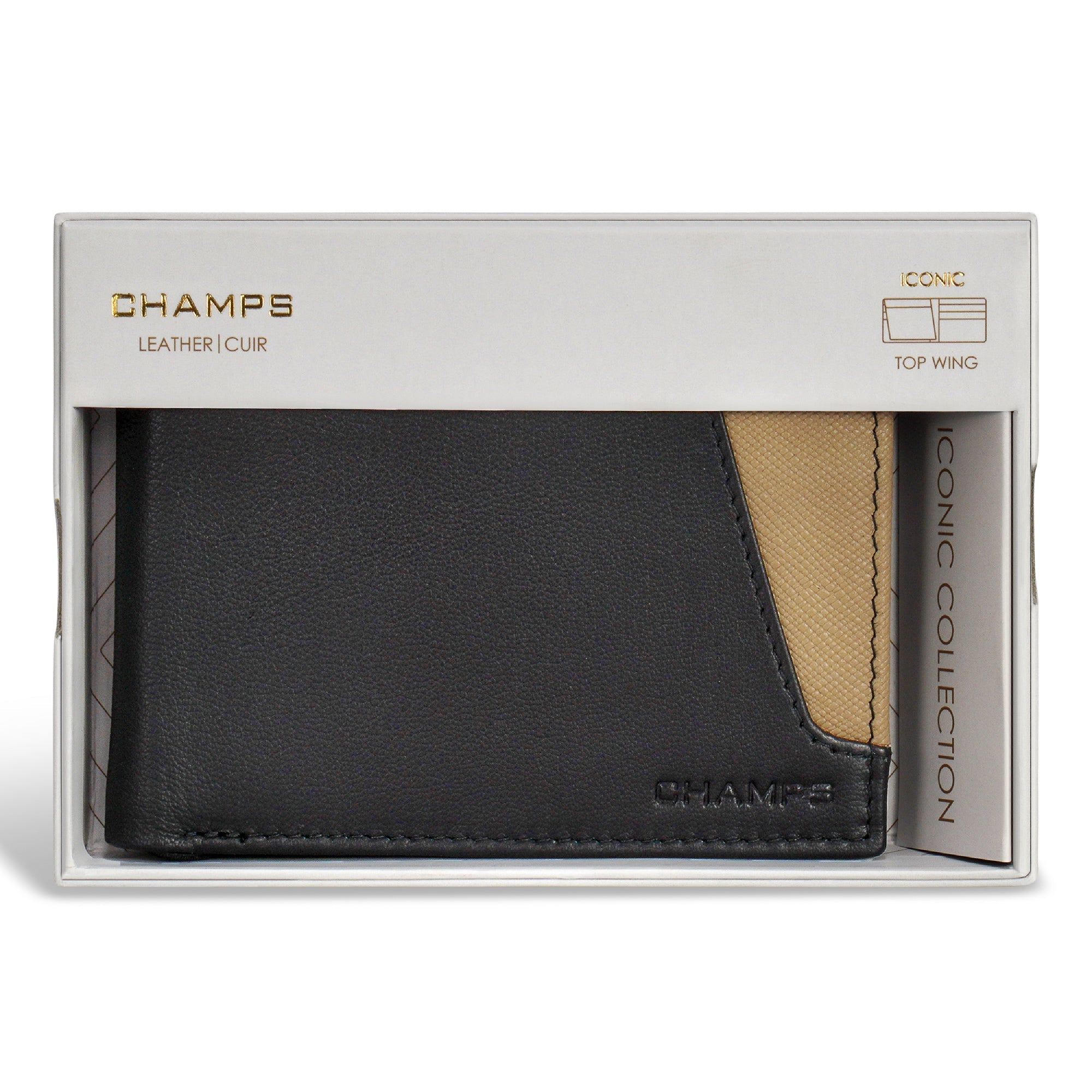 Iconic / Leather Top Wing Wallet 12