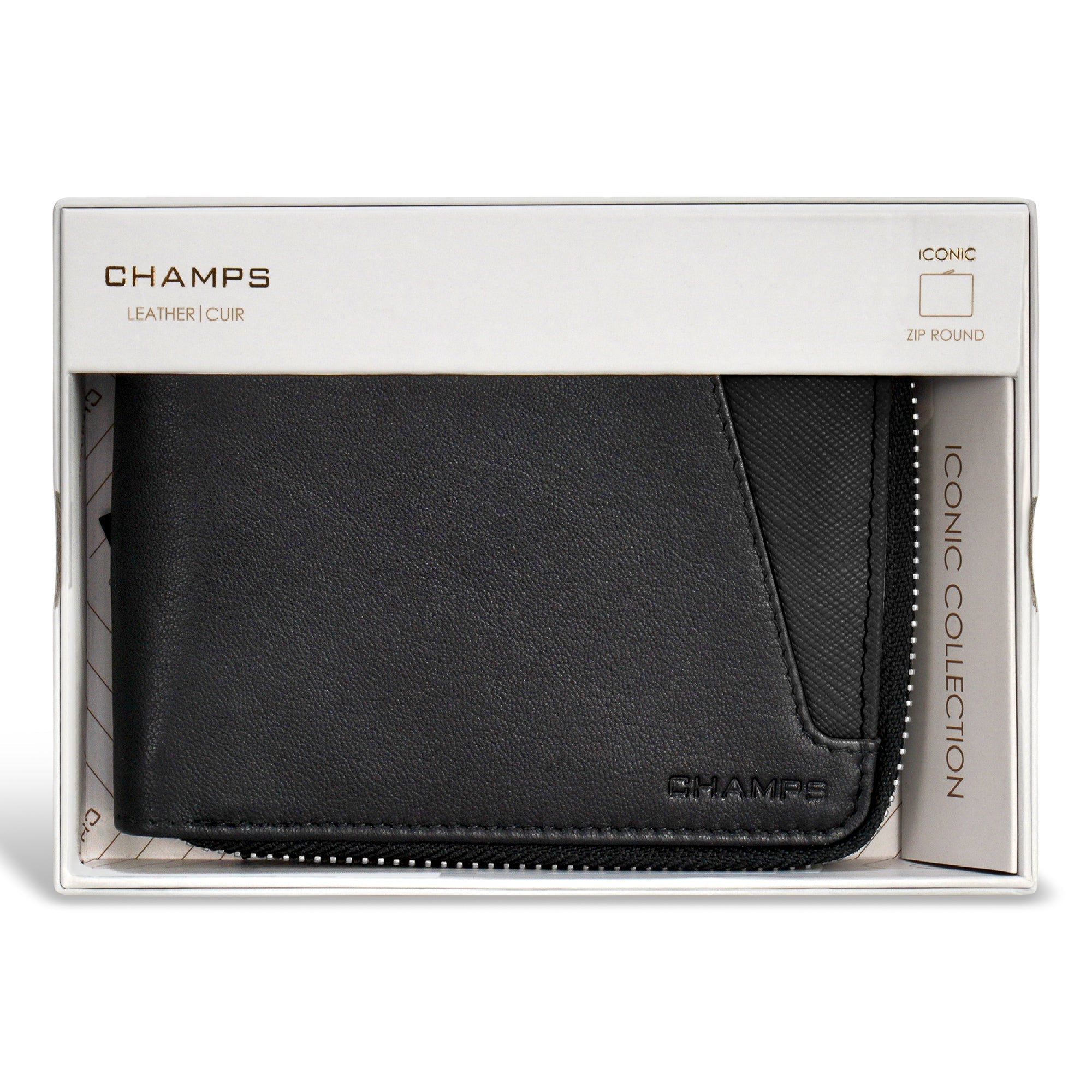 Iconic / Leather Zip Around Wallet 6