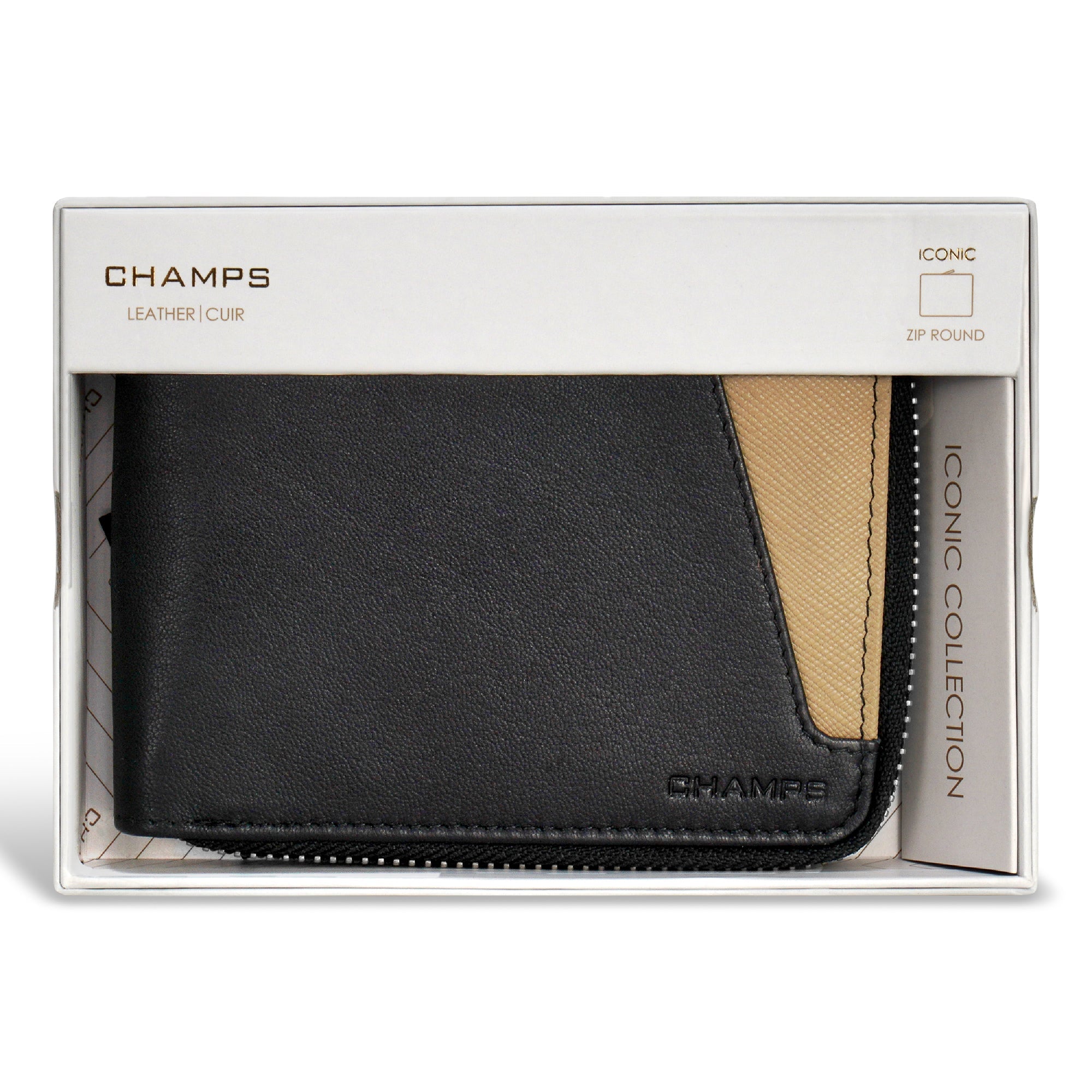 Iconic / Leather Zip Around Wallet 12