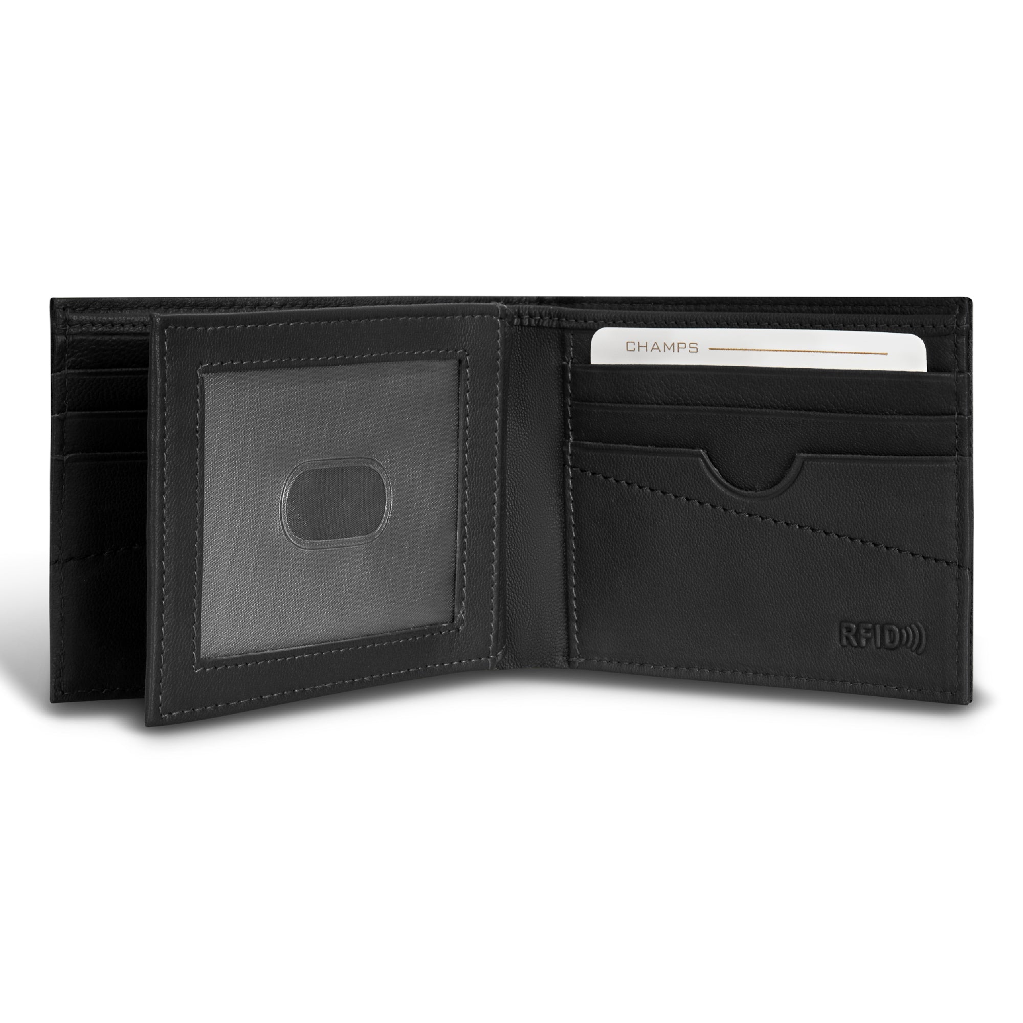 Camo / Leather Center Wing Wallet 4